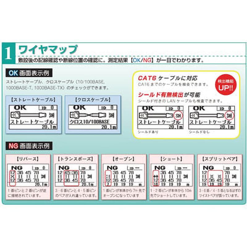 3665 LANケーブルハイテスタ 1台 日置電機(HIOKI) 【通販モノタロウ】