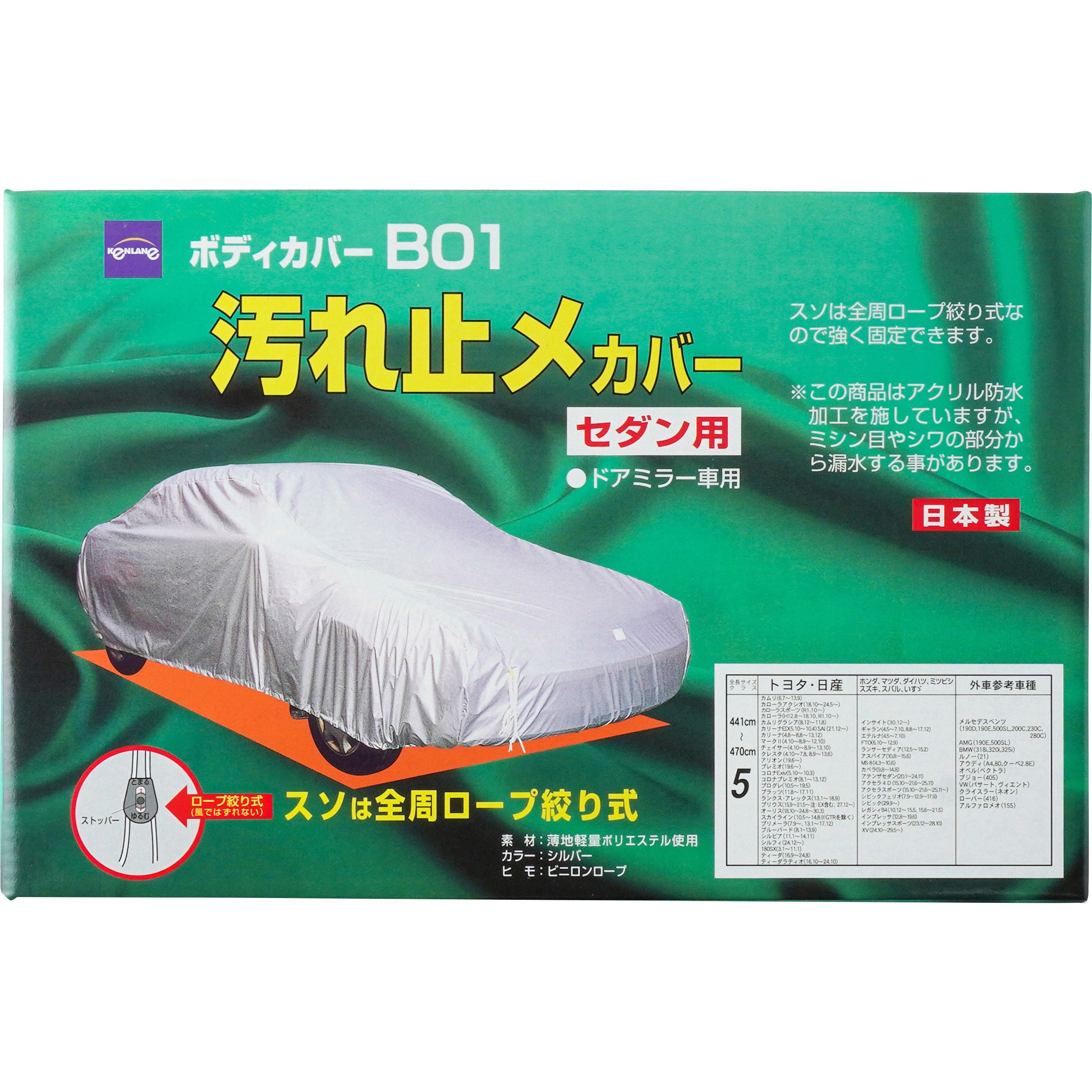 08-705 B01ボディカバー 1個 ケンレーン 【通販モノタロウ】