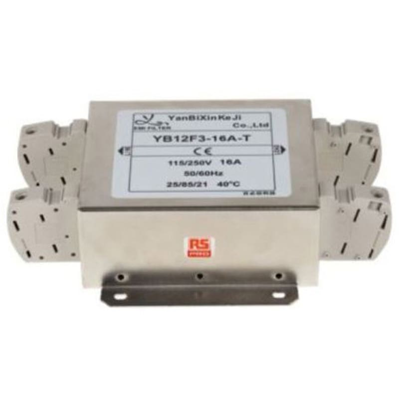 237-8708 RS PRO EMIフィルタ，電源ラインフィルタ，ノイズフィルタ 単相 16A シャーシーマウント RS PRO 1個 237-8708