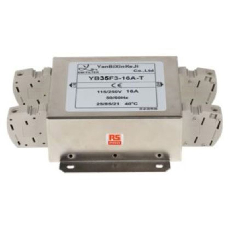 237-8736 RS PRO EMIフィルタ，電源ラインフィルタ，ノイズフィルタ 単相 16A シャーシーマウント RS PRO 1個 237-8736