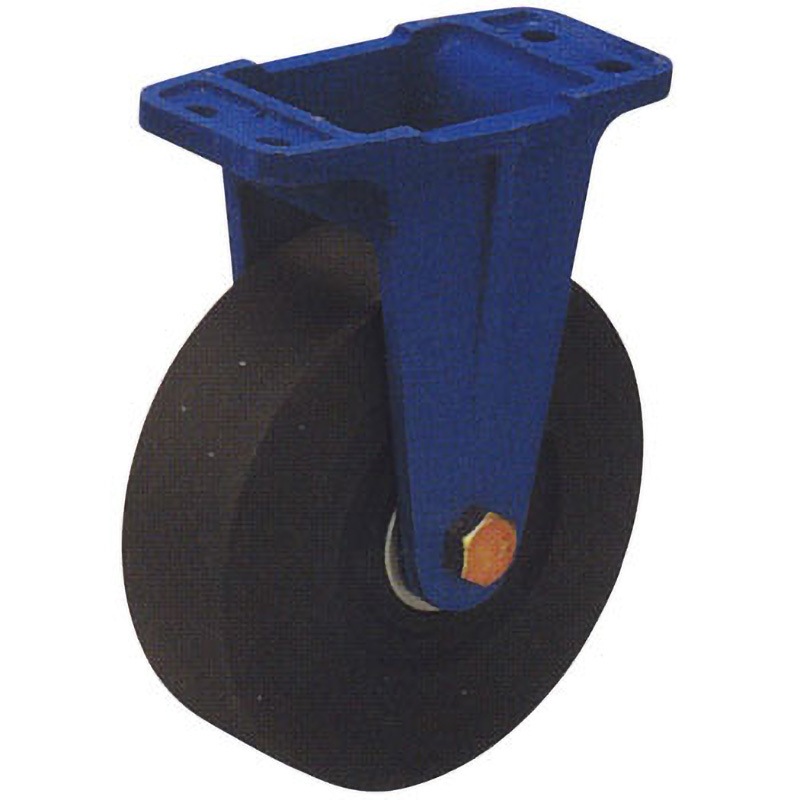 SMCBV-150 ダクタイルキャスター(標準タイプ) 固定車 カツヤマキカイ(旧スエヒロ) 耐衝撃性 150径 ストッパーなし 車輪幅52mm