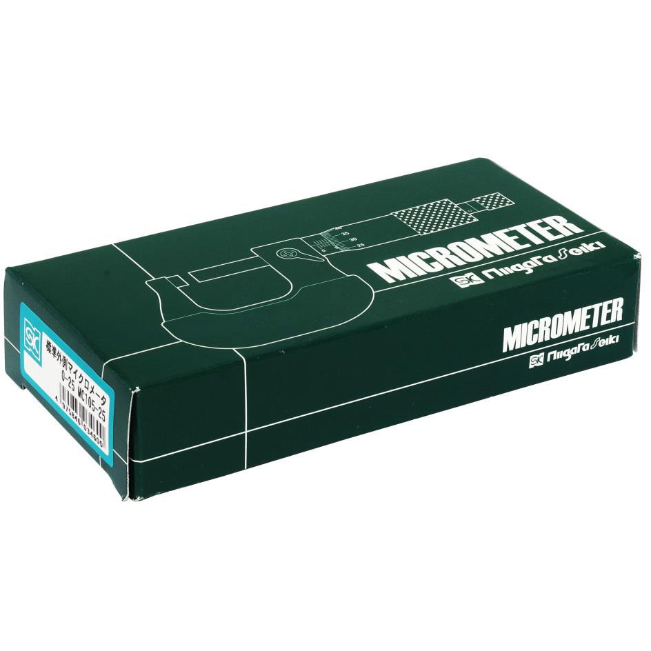 MC105-25 標準外側マイクロメータ 1個 SK(新潟精機) 【通販モノタロウ】
