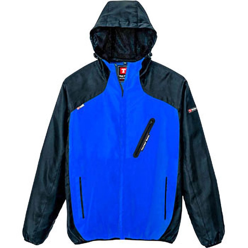 AZ-10302 AZ-10302 カラーブルゾン パーカーブルゾン(男女兼用)(年間用) アイトス ロイヤルブルー×ブラック色 SS着丈66cm