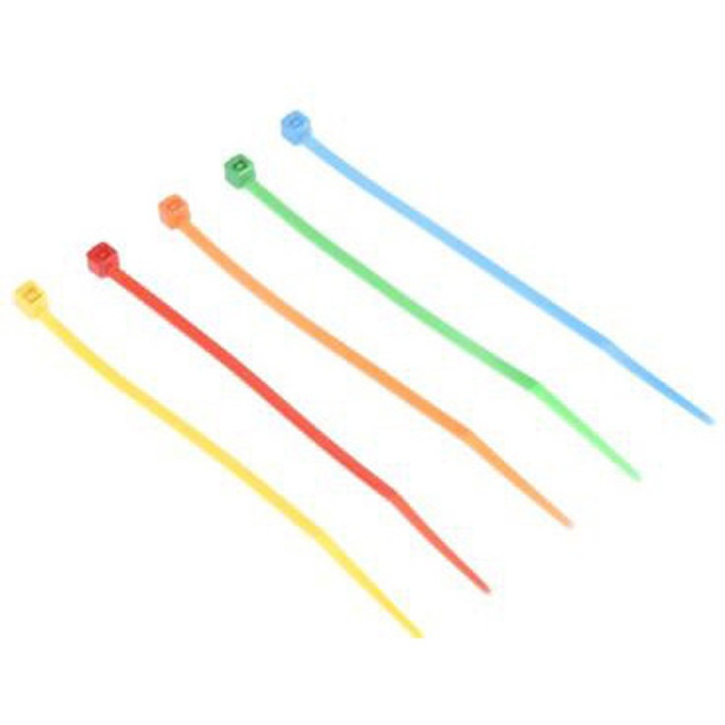 269-1766 RS PRO 結束バンド， 100mm x 2.5 mm， マルチカラー， ナイロン 66 RS PRO 1袋(500個) 269-1766 6,230円