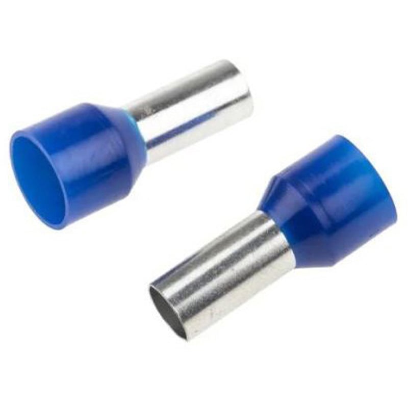 270-7514 RS PRO ブーツレースフェルール， 最大ワイヤサイズ 16mm2， ピン長さ 12mm， ピン径 5.8mm RS PRO 1袋(500個) 270-7514