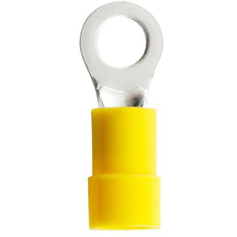 270-7643 RS PRO 丸形圧着端子， 内径：5.3mm， スタッド径：M5， 黄 RS PRO 1袋(500個) 270-7643