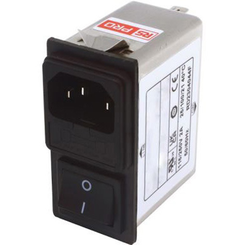 273-4893 RS PRO IECフィルタ 1ヒューズ 2極 スナップイン 2A 250 V ac RS PRO 1個 273-4893 5,479円