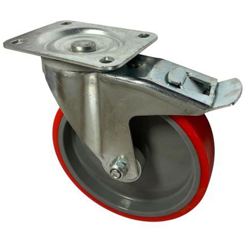 282-3650 200MM BRAKED 350KG PN PRESSED STEEL CAST 1個 RS PRO 【通販モノタロウ】 8,002円