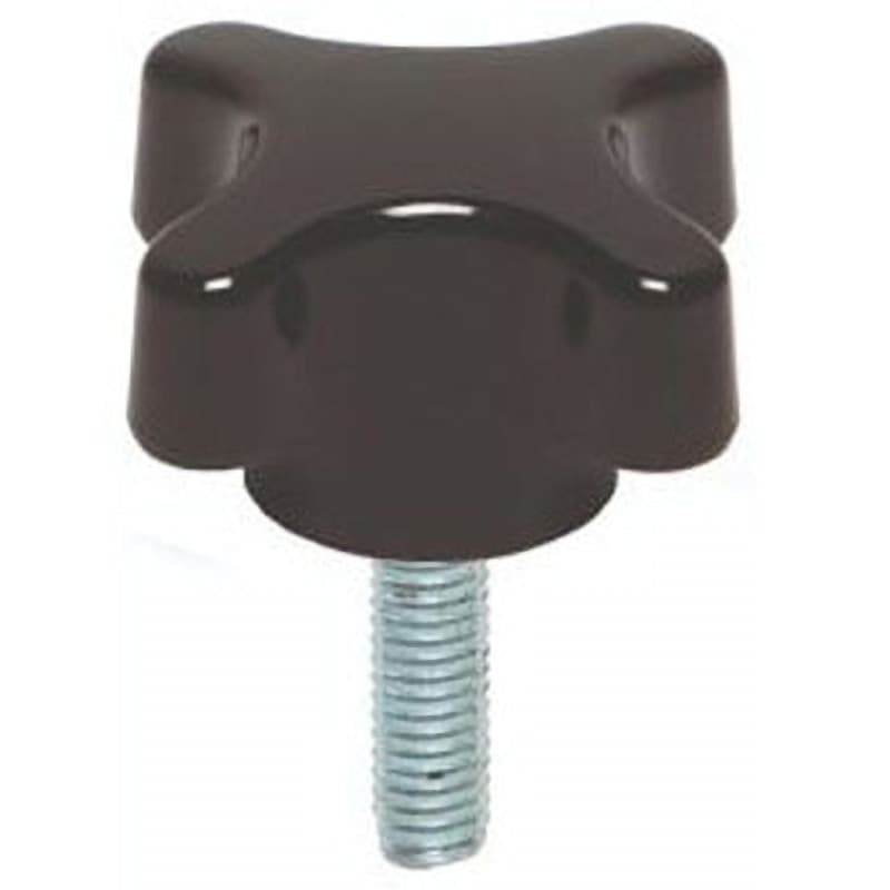 284-5365 つまみノブ RS PRO， M12 x 40 黒 RS PRO 1袋(10個) 284-5365