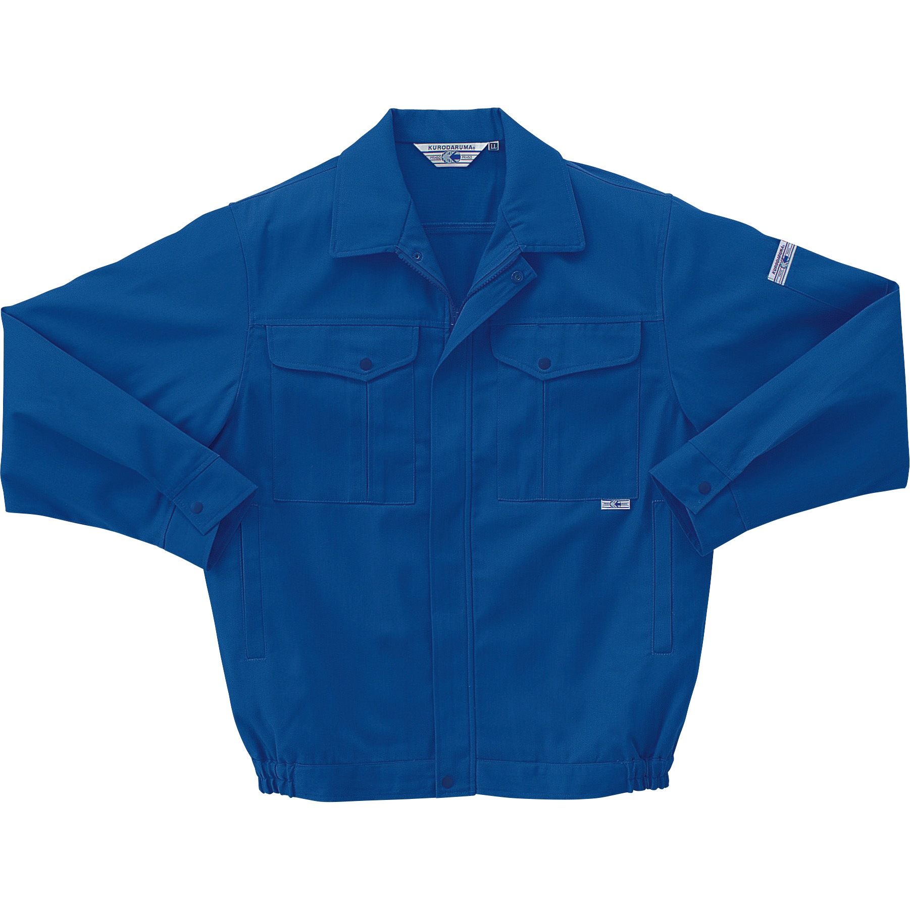 5050 長袖ジャンパー 5050 (秋冬用) クロダルマ 混率(%):綿55・ポリエステル45 衣服内気候 ネイビー色 S着丈58cm