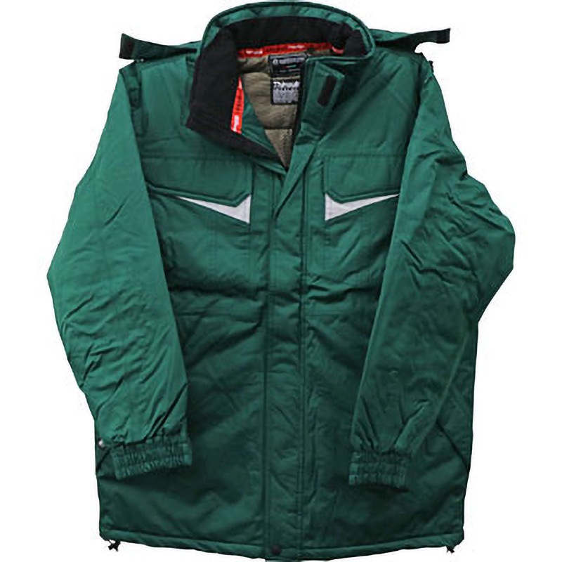 54201 防水防寒コート 54201 (秋冬用) クロダルマ グリーン色 L