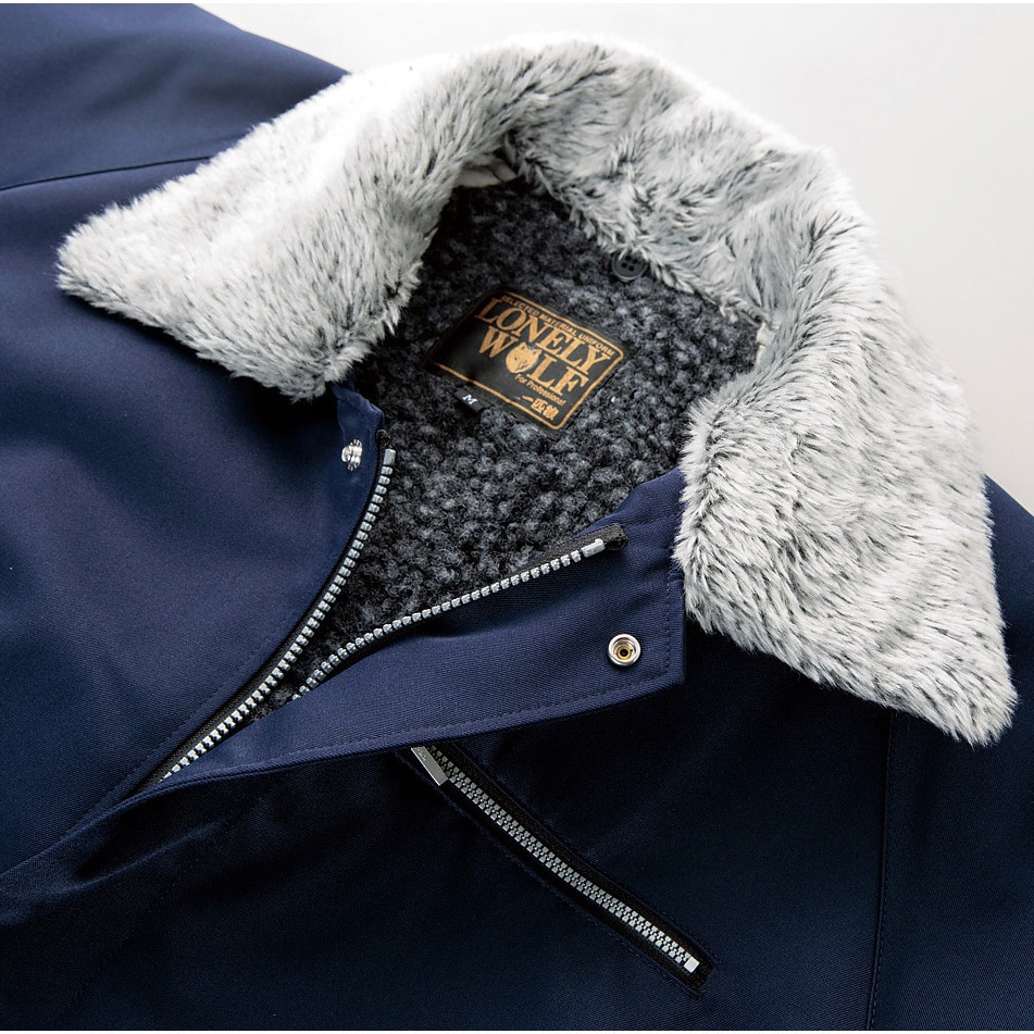 クロダルマ 【54083】 ジャンパー | 秋 冬 秋冬 AW あったかい 温かい 防寒 54083 防寒ジャンパー 54083 (秋冬用) クロダルマ ブラック色 M