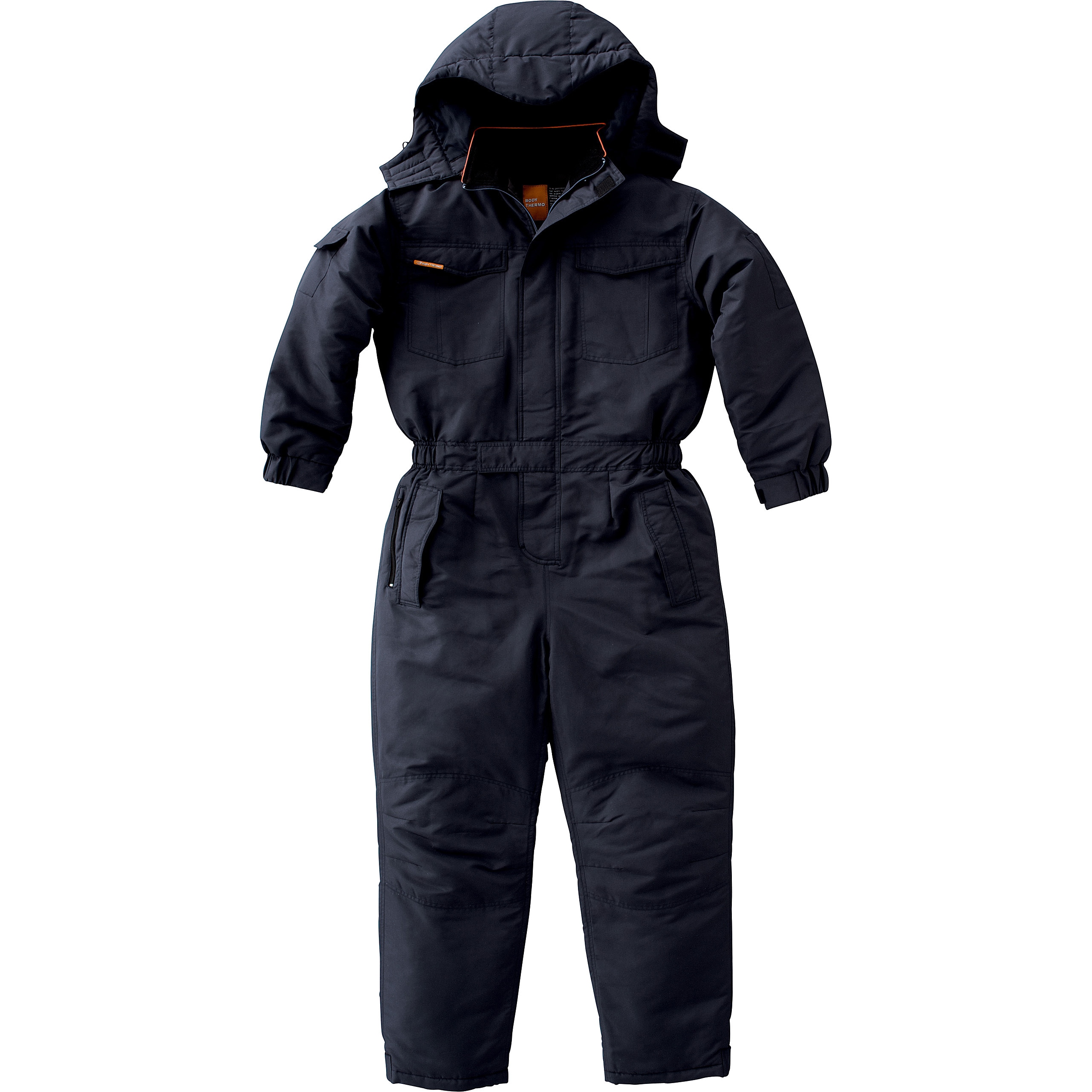 JOKER 77 ブラックカバーオール　長袖ツナギ 54187 防寒撥水ツナギ服 54187 (秋冬用) クロダルマ 長袖つなぎ サイズ