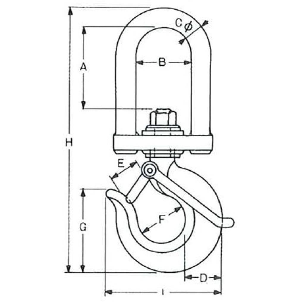 IHM-3 絶縁つりフック イーグルクランプ 荷重3000kg IHM-3 - 【通販モノタロウ】