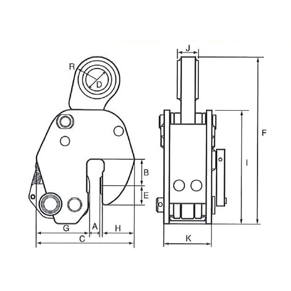 PER-1 パイル引抜きクランプ イーグルクランプ 荷重(最大)1000kg PER-1 - 【通販モノタロウ】