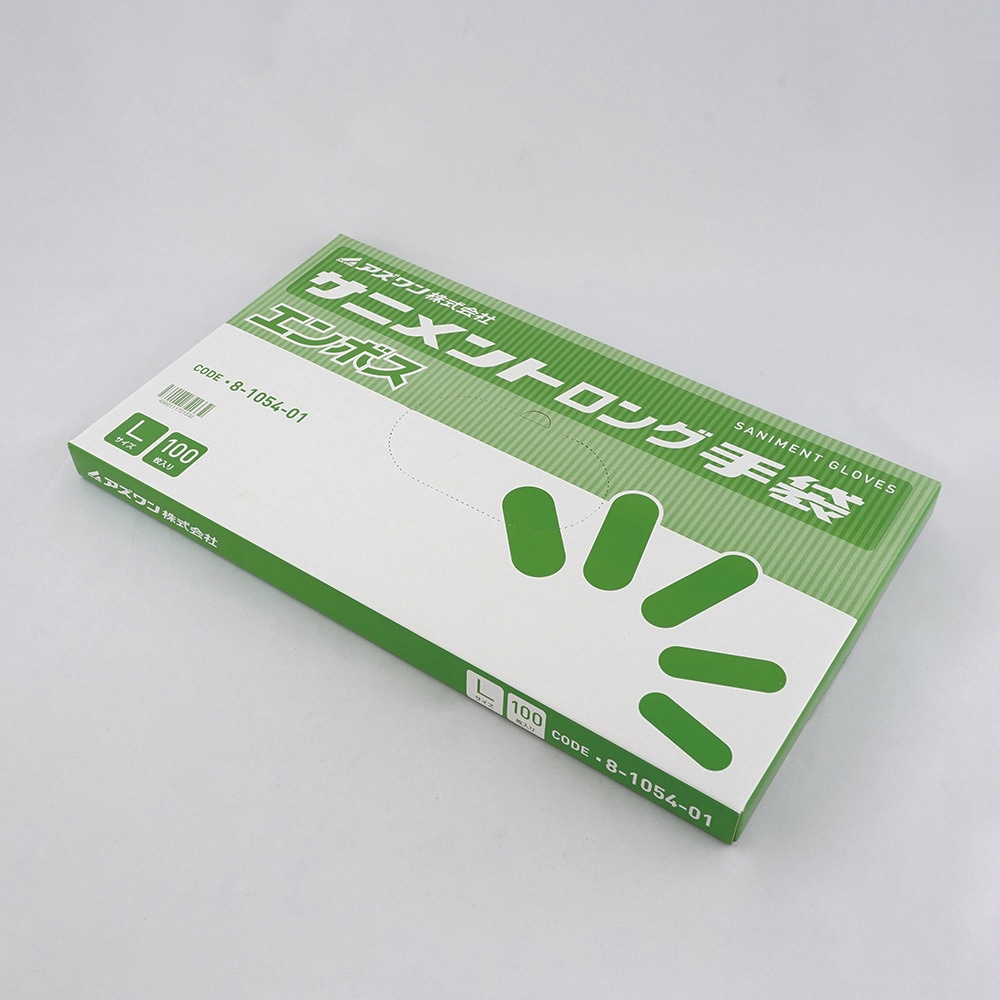 ラボランサニメント手袋（PE・厚手タイプ）　M　10箱+1箱 アズワン aso 9-888-02 医療・研究用機器 1-4904-02 ラボランサニメント手袋 PE エンボス付（エコノミー） M 10