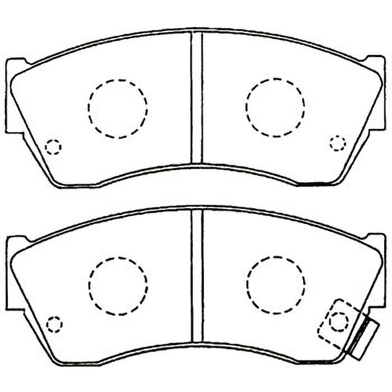 AN-245WK ブレーキパッド 1セット(4枚) 曙ブレーキ工業 【通販モノタロウ】