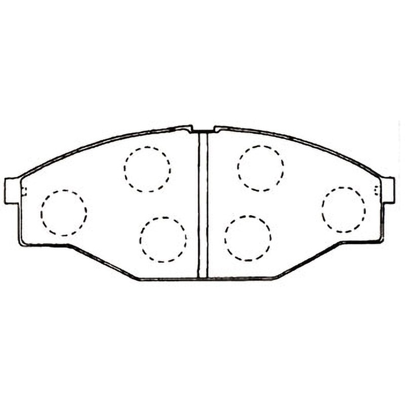 AN-271K ブレーキパッド 1セット(4枚) 曙ブレーキ工業 【通販モノタロウ】 5,738円