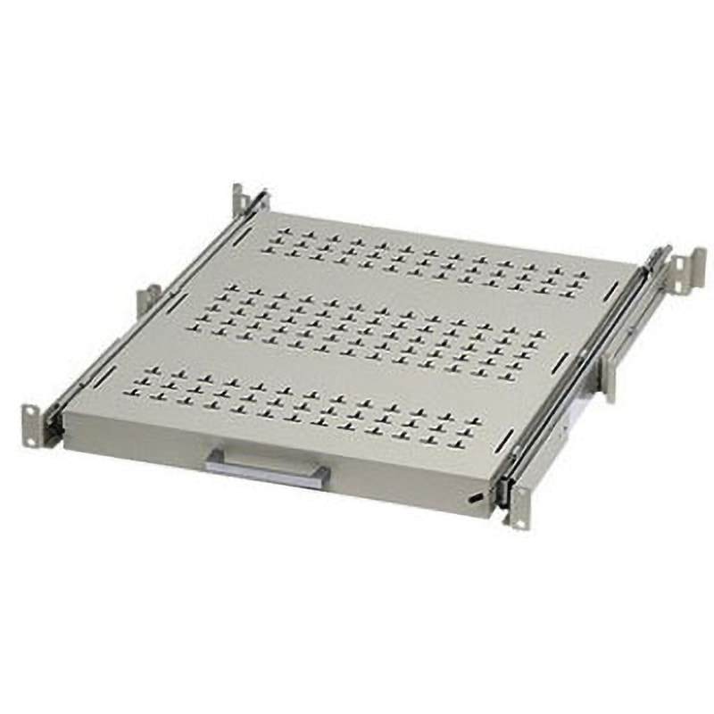 ストッパー付スライドレール棚 摂津金属工業 サーバーラック本体