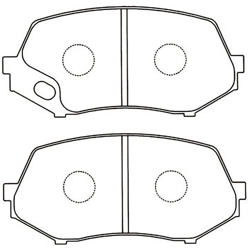 AN-701K ブレーキパッド 1セット(8枚) 曙ブレーキ工業 【通販モノタロウ】