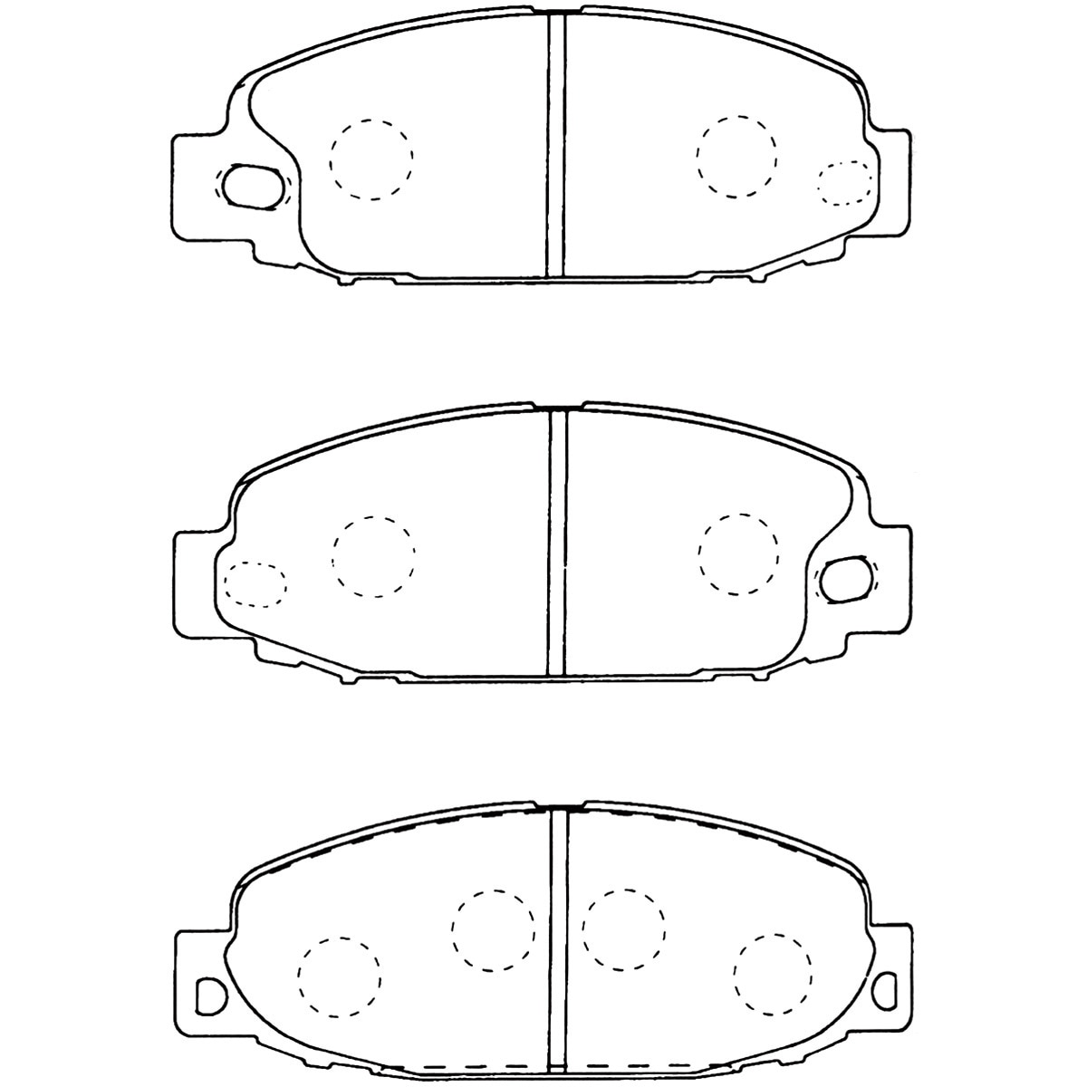 MD-125 ブレーキパッド ミヤコ自動車 1セット(4枚) MD-125