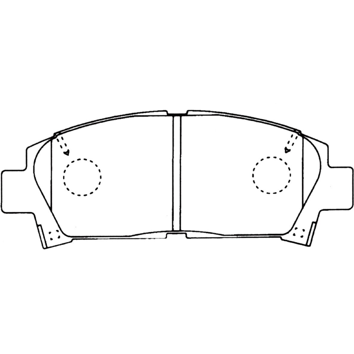 MD-206 ブレーキパッド 1セット(4枚) ミヤコ自動車 【通販サイトMonotaRO】