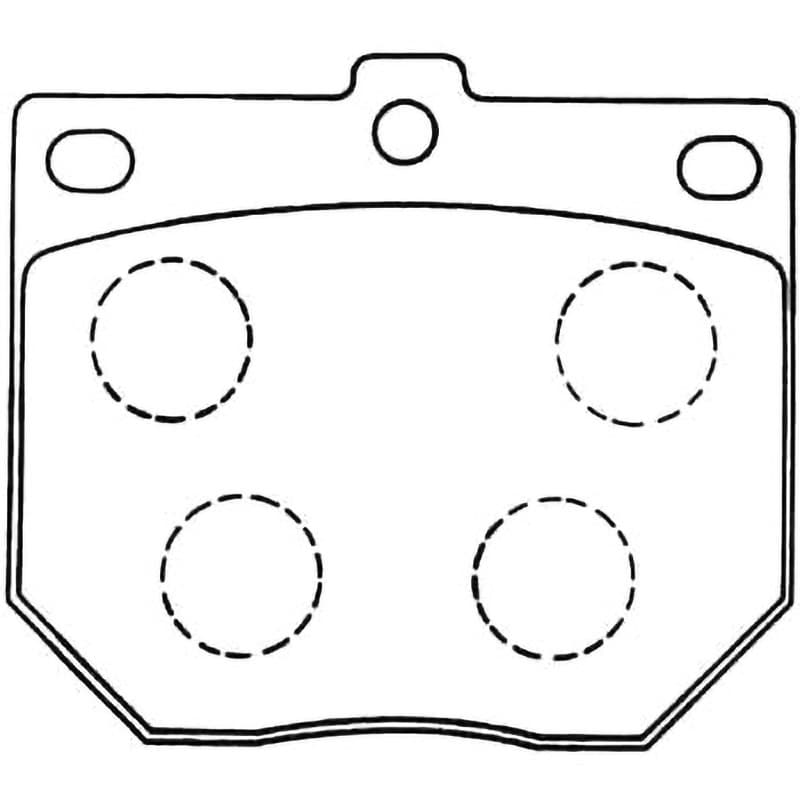 D1007-02 ディスクパッド 1セット(4枚) MKカシヤマ 【通販サイトMonotaRO】