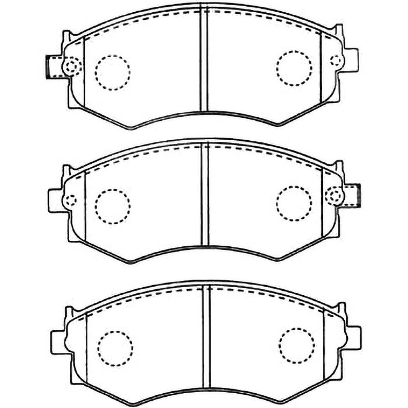 D1092M-02 ディスクパッド 1セット(4枚) MKカシヤマ 【通販モノタロウ】