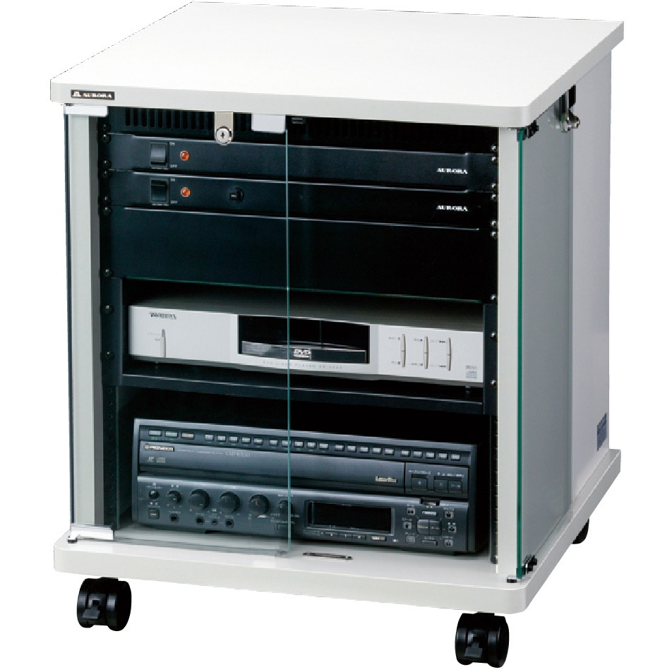 EIA-K12G 木製EIAラック AURORA(オーロラジャパン) RoHS対策品仕様 非塩ビ化粧板