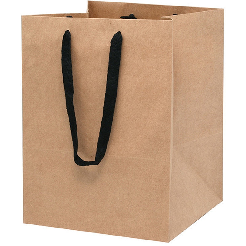 30-30 未晒無地 手提げ紙袋 フルールバッグ HEIKO 幅300mmマチ300mm高