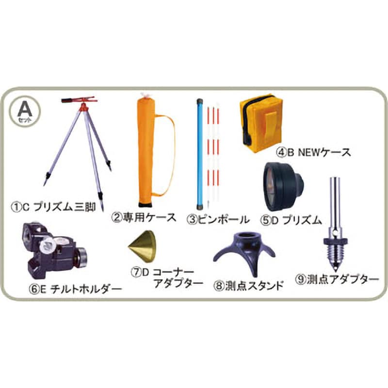 ST5ASET 反射プリズム ST-5型 1セット STS 【通販サイトMonotaRO】