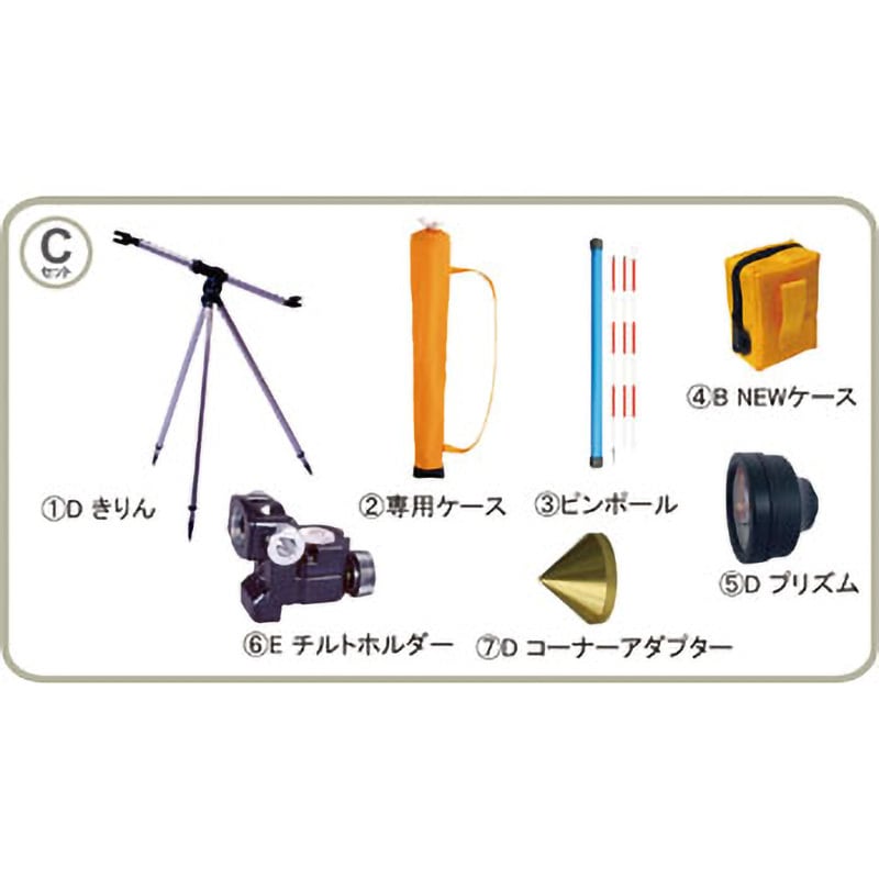 ST5CSET 反射プリズム ST-5型 1セット STS 【通販モノタロウ】