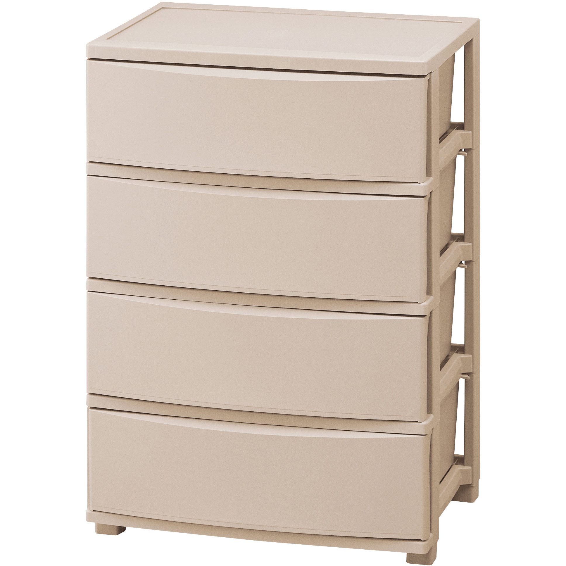 CLN-544 ワイドチェスト アイリスオーヤマ 棚段数(段)4 ピンクベージュ