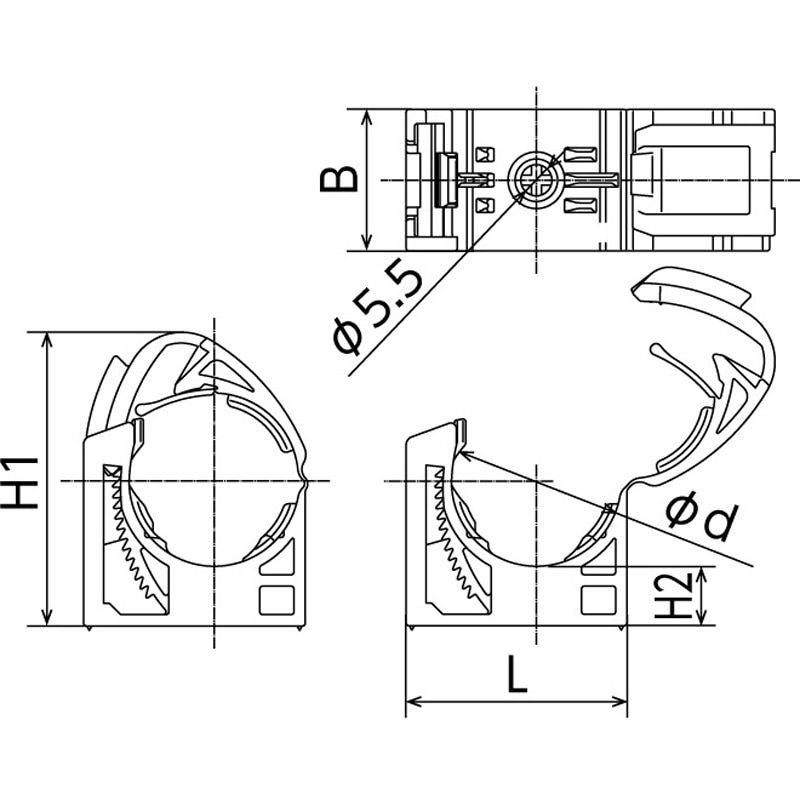 パンダさん専用RiftOne説明書付き SDL5-M SDL5型 可変サドル 1パック(20個) オンダ製作所 【通販