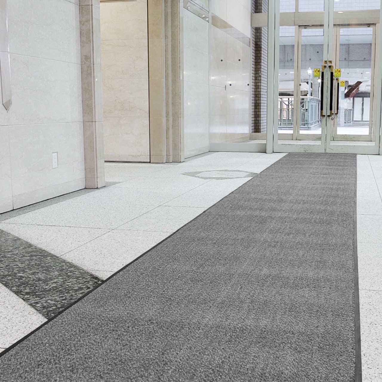 (送料無料)山崎産業 F-1-15-R5R ロンステップマット (#15)R5R(代引不可) F-1-15-R5-GR ロンステップマット(屋内用) #15 1枚 CONDOR(山崎産業