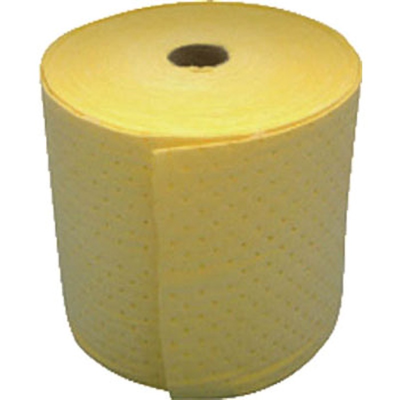 YHOR-80 オイルシート イエロー 薬品対応 800mm×50m 橋本クロス 1本 YHOR-80