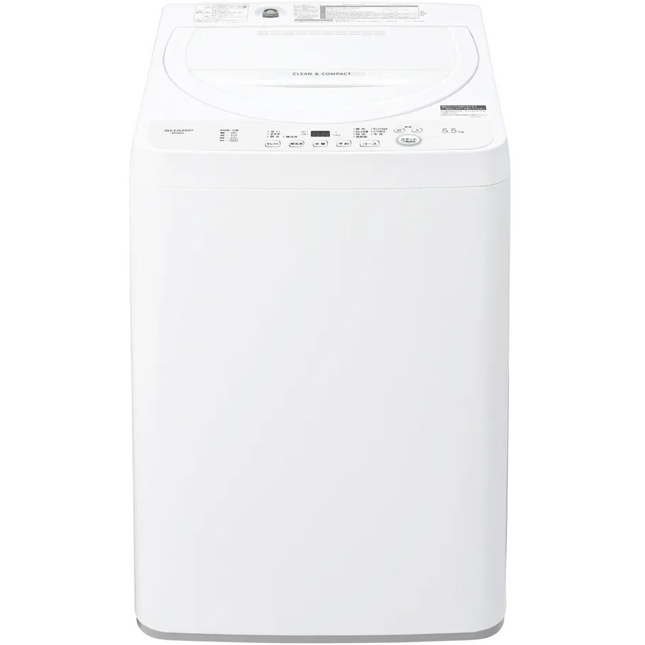 ES-GE5J-W 全自動洗濯機 シャープ 縦型 洗濯/脱水容量5.5kg