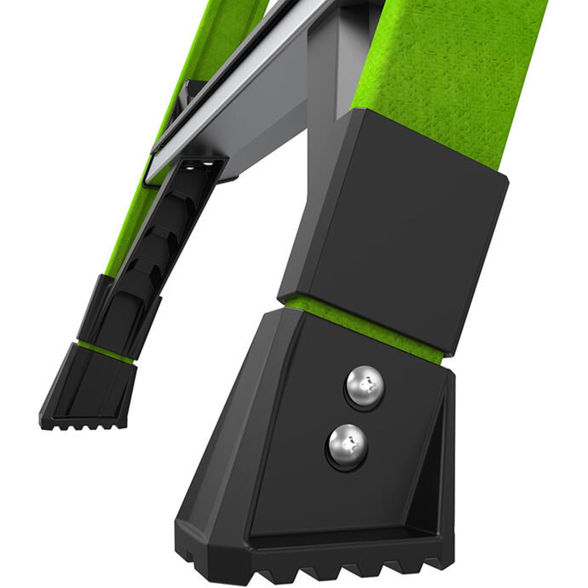 LG-19306 FRP上枠付き脚立 フォートレス 長谷川工業 6段 天板高さ1.68m