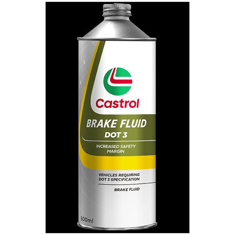 65021 ブレーキフルード DOT3 1本(0.5L) カストロール 【通販