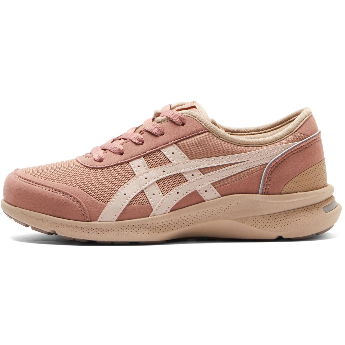 1292A066 ウェルネスウォーカー 1292A066 アシックス商事 ピンクベージュ×オフホワイト色 サイズ23 1足
