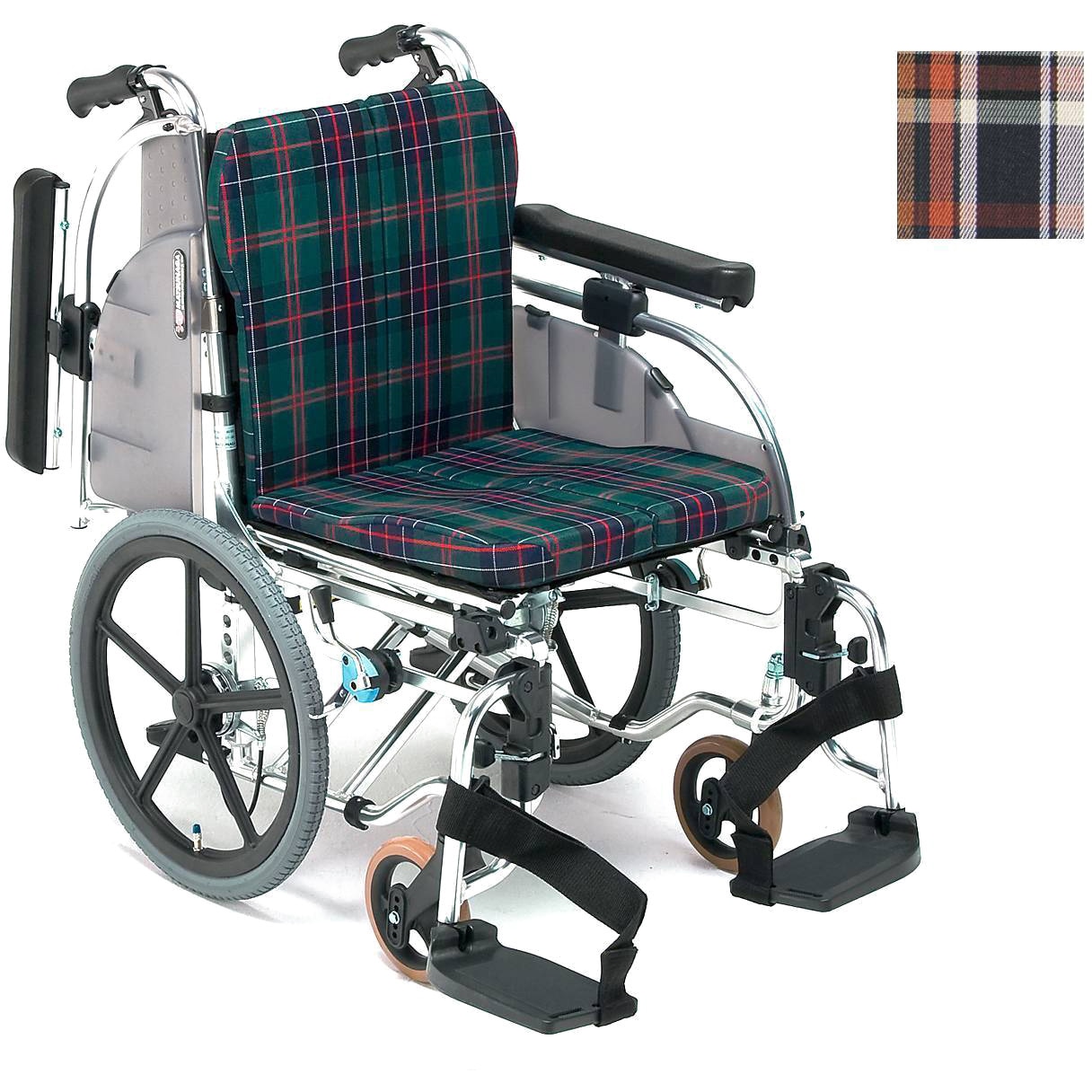 介助型折りたたみアルミ製車椅子　松永製作所 AR-901 AR-901(介助) セミモジュールAR-901 介助タイプ S-1 1台 松永製作所