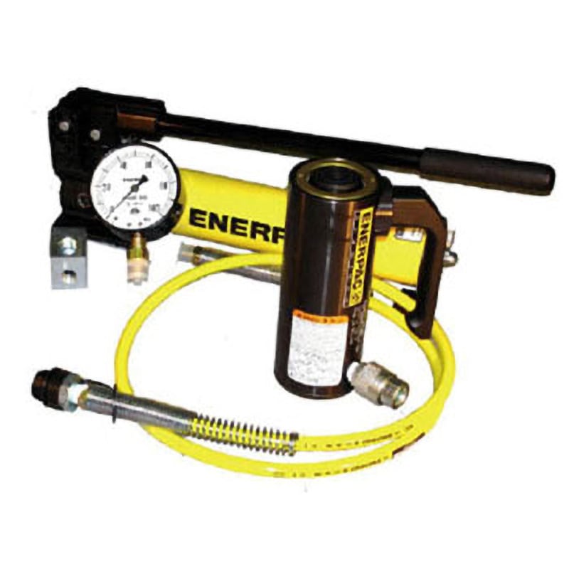 P392AL-RAC204 エナパック アルミ単動シリンダ・軽量アルミ手動ポンプセット 1個 エナパック 【通販モノタロウ】