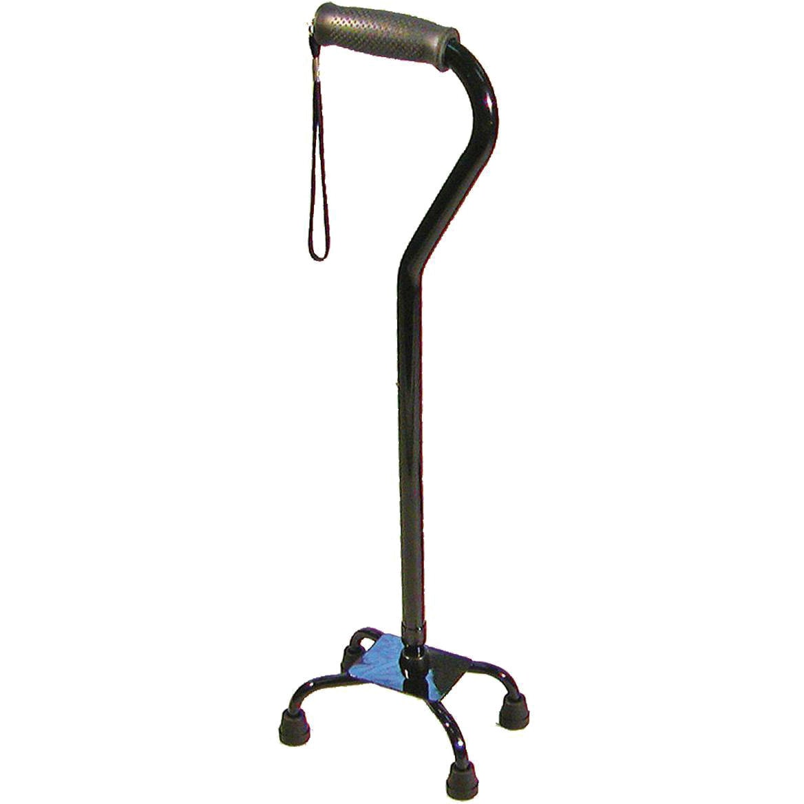 WC5638 モア四点杖 ウェルケアバンク ブラック色 サイズS  WC5638