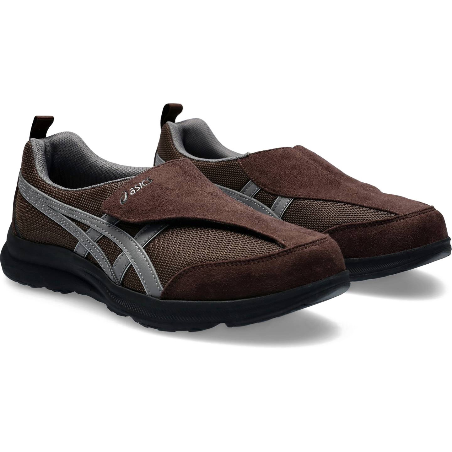 1241A010 ライフウォーカー 1241A010 アシックス商事 コーヒー×グレー色 サイズ27 1足