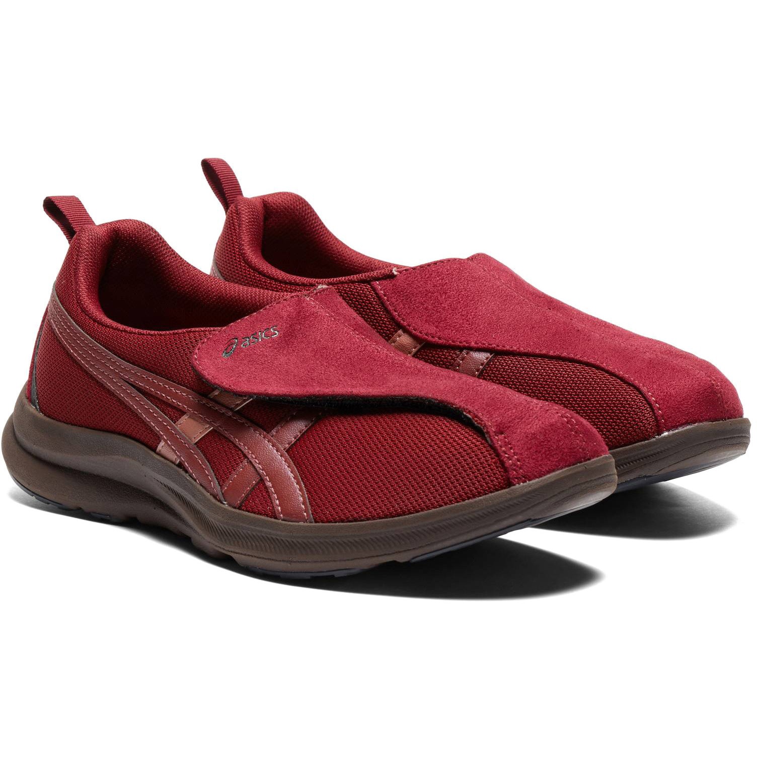 1242A018 ライフウォーカー 1242A018 アシックス商事 ワイン×ラベンダー色 サイズ24.5 1足