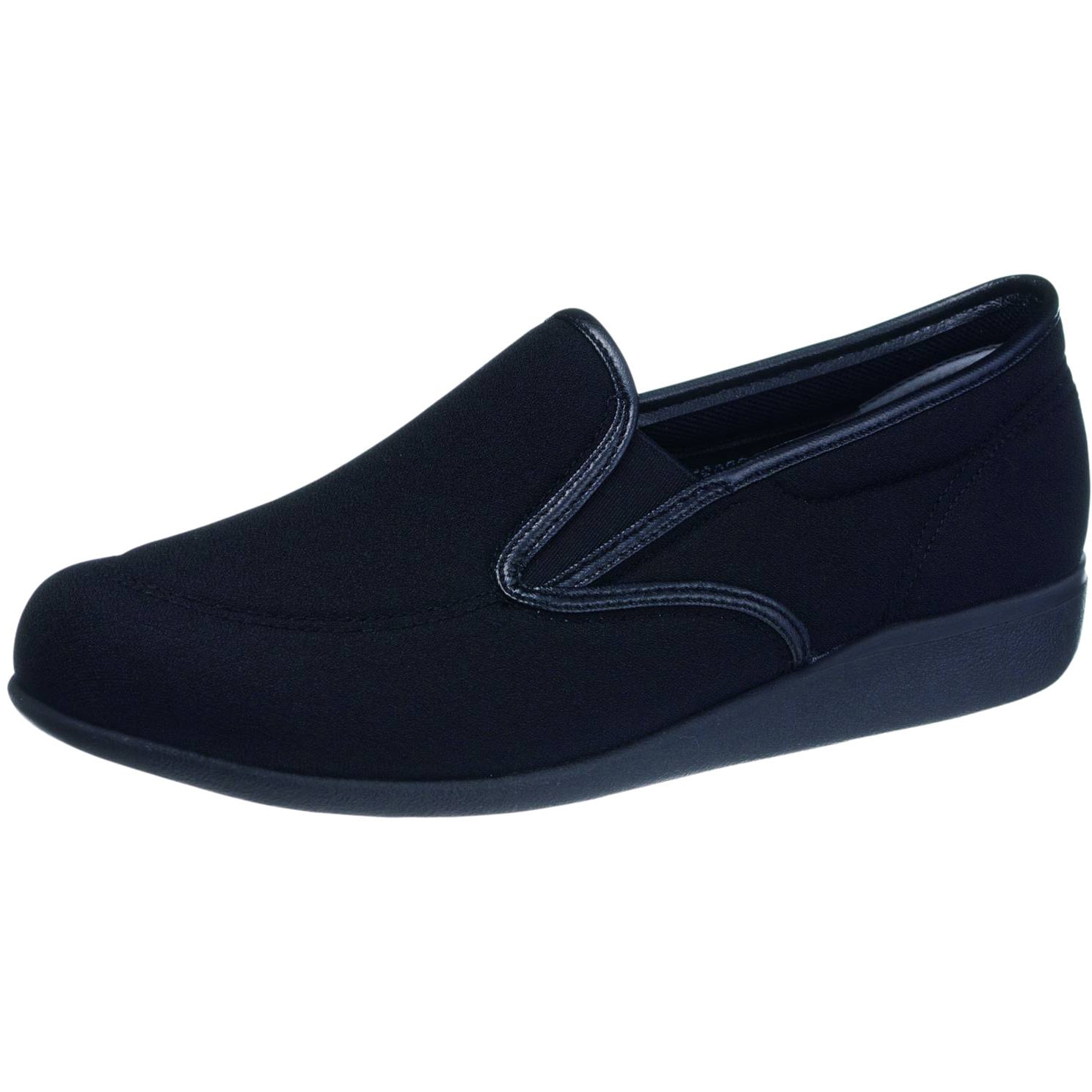 KS23921 快歩主義L172 アサヒシューズ ブラックストレッチ色 サイズ22.5 1足 KS23921