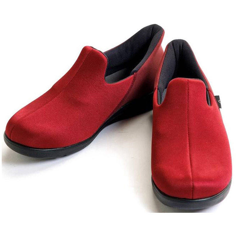 7060 瞬感スポッと 5E 徳武産業 ワイン色 サイズM 1足