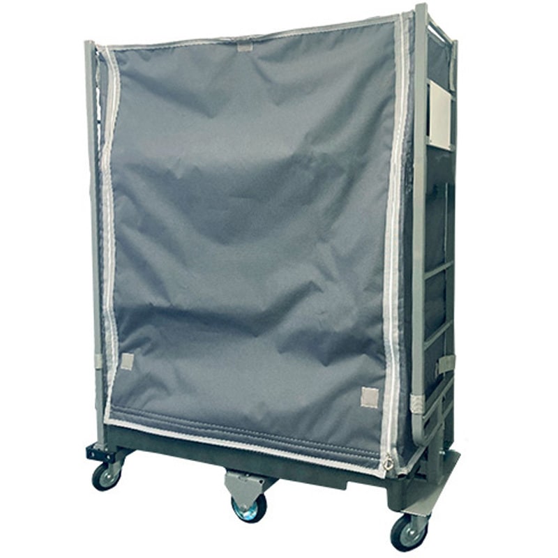 6DSZ-1 ネスティング対応 6輪台車用保冷カバーZ ホワイトバリーン 1式(1個) 6DSZ-1