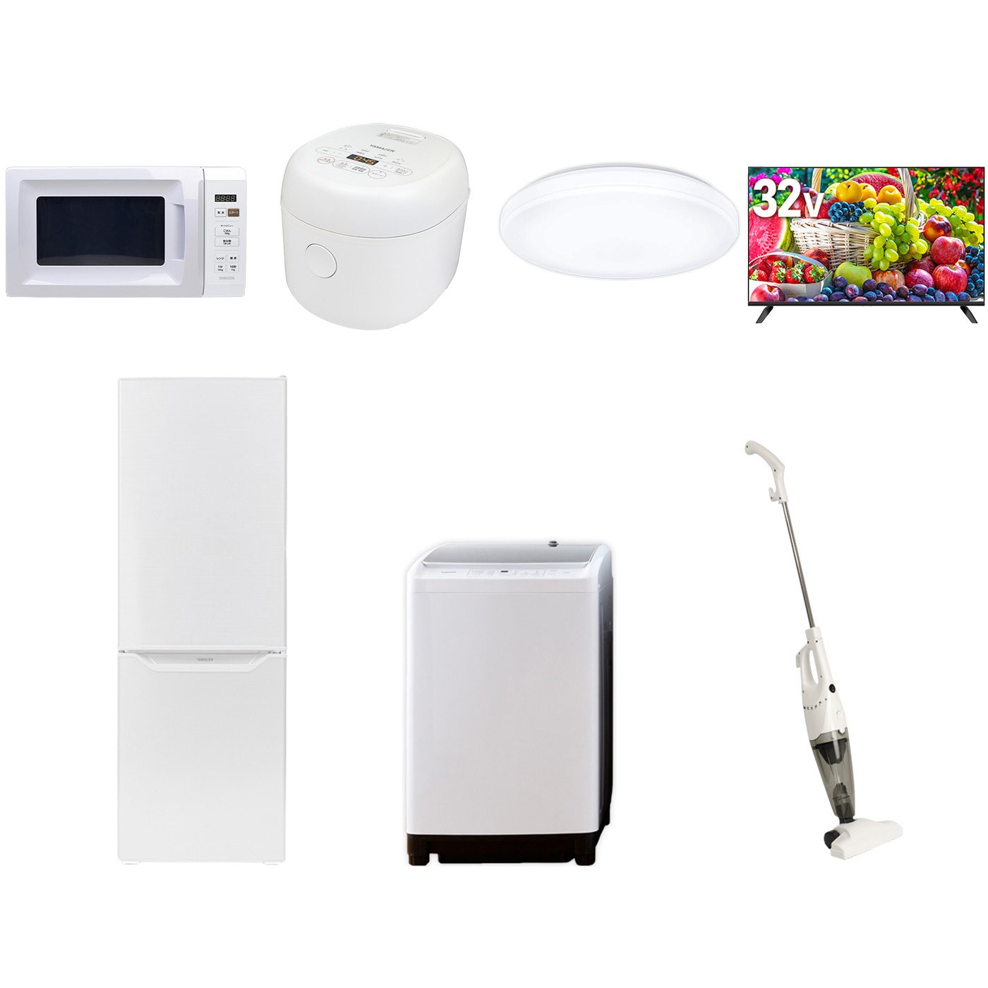 173LDLC32TVZC7テン50WH3 【家電セット】7点セット (8kg洗濯機