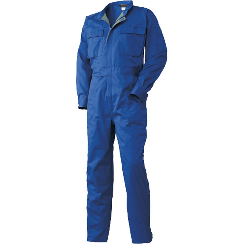 まるたページ 353530 3535-30 綿混 ツナギ服 アタックベース 長袖つなぎ 混率